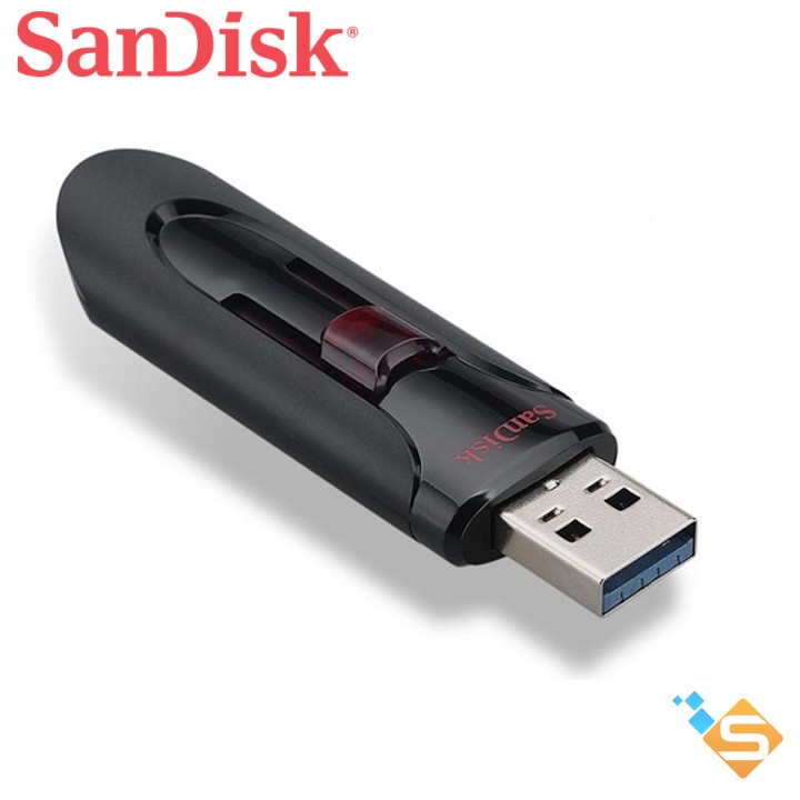 USB 3.0 SanDisk Cruser Glide CZ600 64GB 32GB 16GB upto 100MB/s - Bảo Hành Chính Hãng 5 Năm