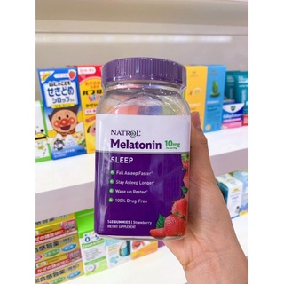 Kẹo nhai Natrol Melatonin Sleep 10mg, hỗ trợ giấc ngủ ngon