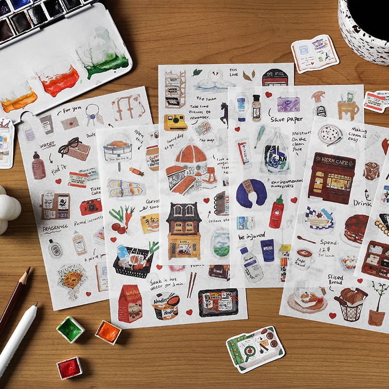 Stickers Travel sketches INFEEL ME