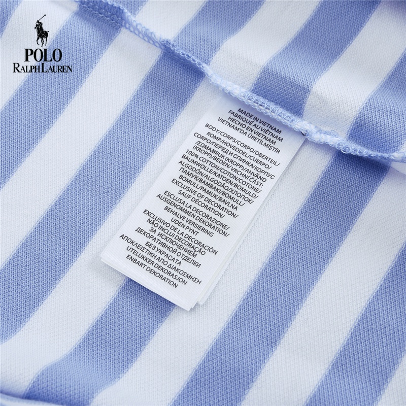 Áo Thun Polo Tay Ngắn Kẻ Sọc Thêu Logo Ralph Lauren Thời Trang 2022 Chất Lượng Cao Cho Nam