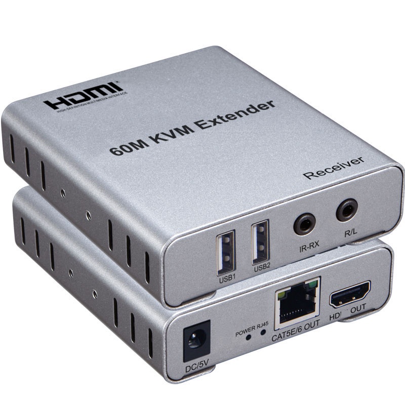 Dây Cáp Mạng ethernet usb kvm hdmi kvm Mở Rộng Âm Thanh Bởi cat5e cat6 rj45 ethernet Và Nhận Tín Hiệu video Cho ps3 ps4 camera stb dvd pc laptop Sang tv