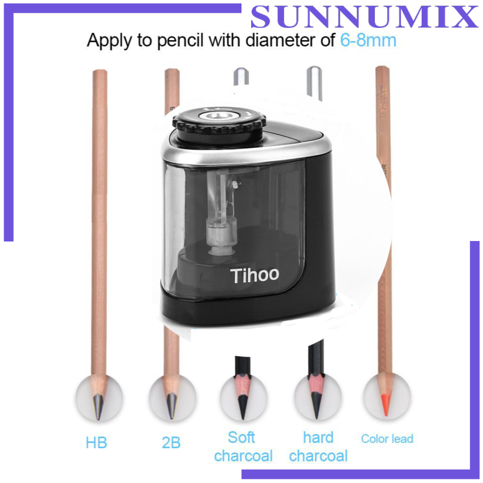 Đồ Chuốt Bút Chì Điện Tử Tự Động Màu Đen Sáng Tạo Cho Bé