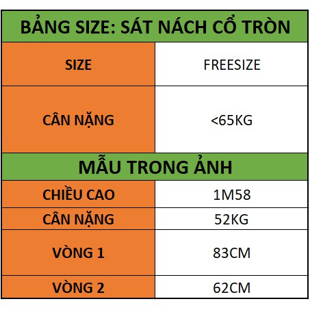 ÁO SÁT NÁCH CỔ TRÒN. CÚC TIN