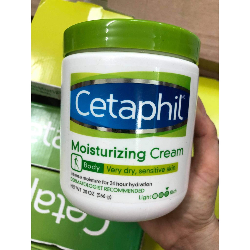 Dưỡng Thể Cetaphil Moisturizing Cream Body – Dry Sensitive Skin 566ml xách tay Mỹ