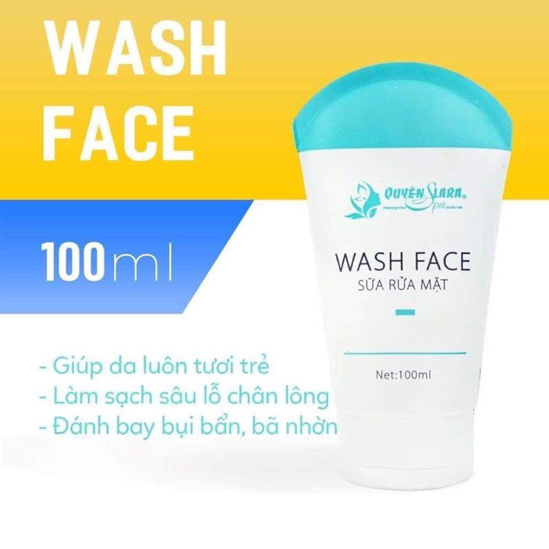 SỮA RỬA MẶT WASH FACE QUYÊN LARA CHÍNH HÃNG