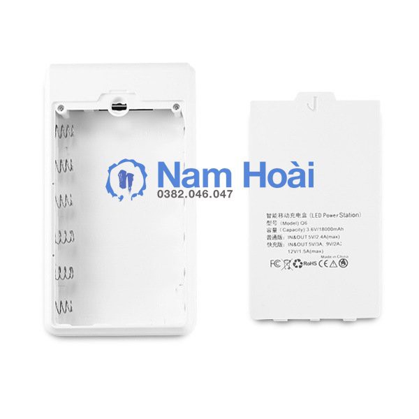 Box sạc nhanh 6 cell 5V3A QC 3.0 PD 3.0 (Có thể dể dàng tháo lắp)