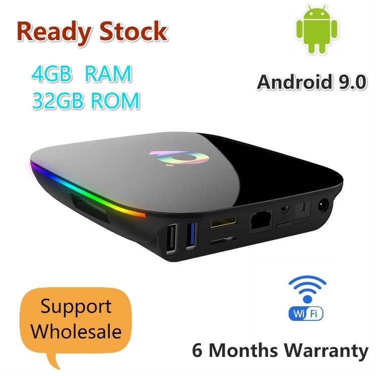 Tv Box B'S Q Plus 9.0 Allwinner H6 Lõi Tứ 4gb+32gb Q+64Gb Q