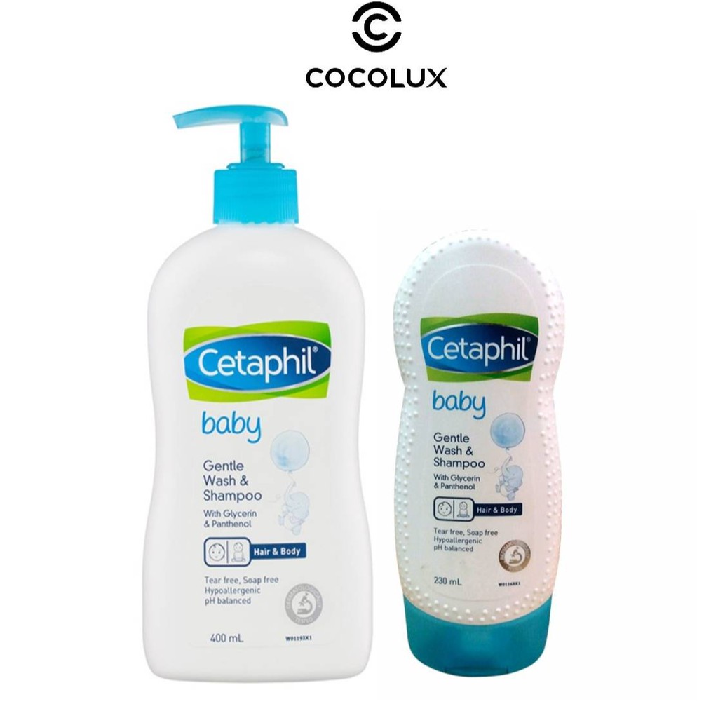 Sữa Tắm Và Gội Cetaphil 2 Trong 1 Dịu Nhẹ Cho Bé Baby Gentle Wash &amp; Shampoo-[COCOLUX]