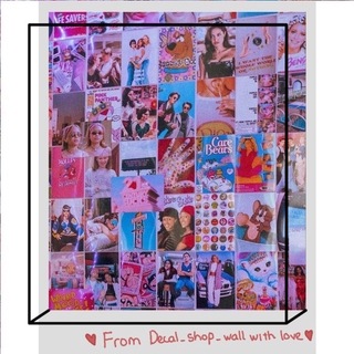 [FREESHIP EXTRA] Wall Collage decal keo sẵng lột dán dán tường trang trí decor phòng ngủ - theme Âu Mỹ cool