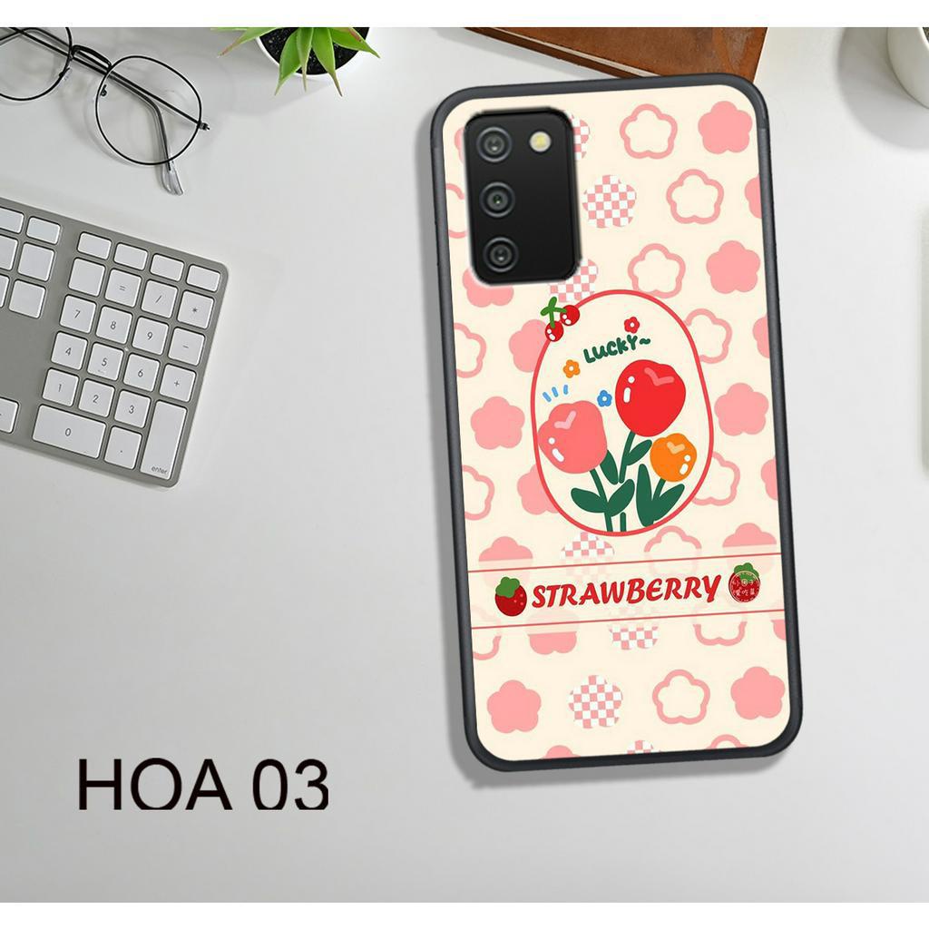Ốp Lưng  Samsung A02S - A03 - A03S - A04 - A04S - A13 5G - M23 5G , In Hình HOA, Màu Sắc Bắt Mắt.