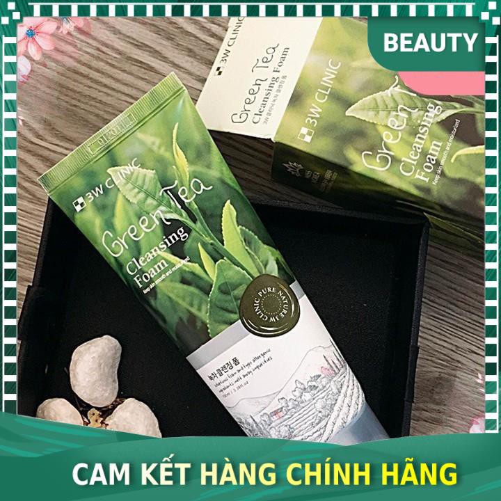 [Chính hãng 100%] Sữa rửa mặt Green Tea 3W Clinic