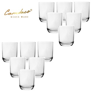 Bộ 12 Ly Thủy Tinh Bầu Lùn Uống Trà Đá 225ML Cẩm Đạt