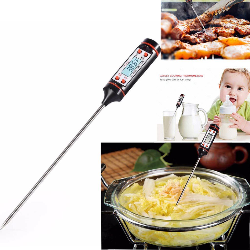 Nhiệt Kế Điện Tử Đa Năng Đo Nhiệt Độ Nước, Sữa, Thực Phẩm Giá Tốt☘
