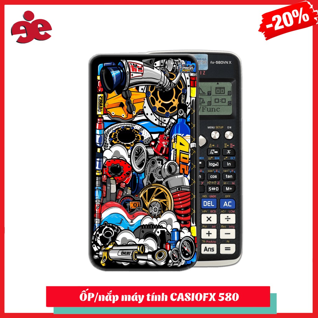 Ốp máy tính CasioFx 580 - Nhận in theo yêu cầu. Các bạn vui lòng gửi hình qua phần chát cho shop nha!!