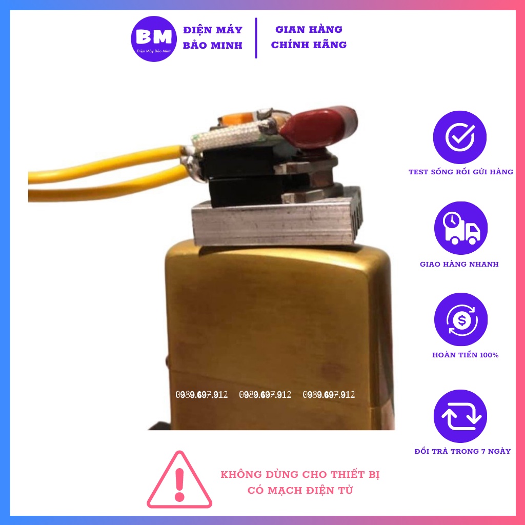 Mạch Cản Đổi Nguồn 220v Về 110v Dùng Cho Thiết Bị Điện Nội Địa Nhật - Khoan, Mài, Cắt, Xay Sinh Tố