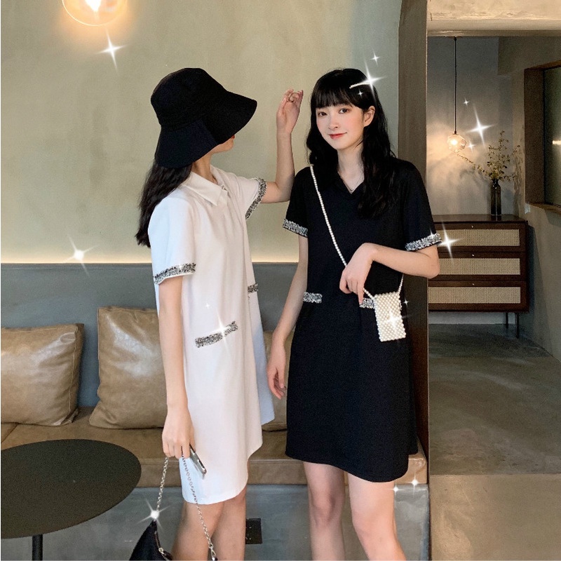 Đầm midi Perty dáng rộng phong cách Hàn Quốc thời trang mùa hè cho nữ