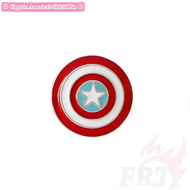 Trâm cài áo hình khiên bảo vệ của captain America độc đáo