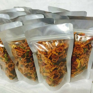 [FREESHIP + TẶNG CHUỐI SẤY MÈ] 500G KHÔ GÀ LÁ CHANH