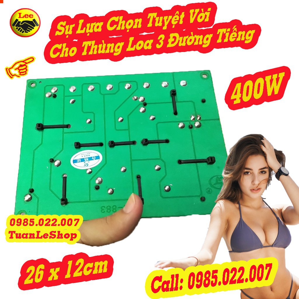 MẠCH LOA 3 ĐƯỜNG TIẾNG CÔNG SUẤT LỚN H883 – GIÁ 1 MẠCH LOA H883