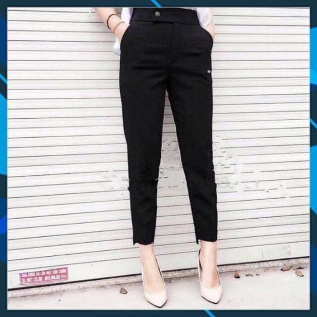 [XẢ KHO] Quần Baggy Công Sở Khuy Lệch Vải Tuyết Mưa Dày Đẹp | BigBuy360 - bigbuy360.vn