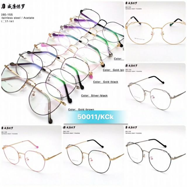 Kính gọng sắt cực thời trang 01