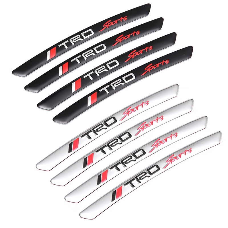 4 Miếng Dán Trang Trí Vành Bánh Xe Ô Tô