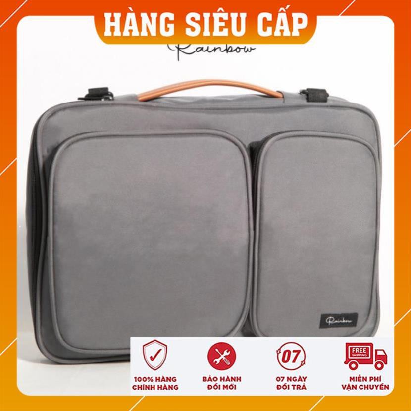 Túi laptop, túi chống sốc laptop macbook chính hãng Rainbow BG001 chất liệu canvas chống nước, lót mút bảo vệ máy tối đa | BigBuy360 - bigbuy360.vn