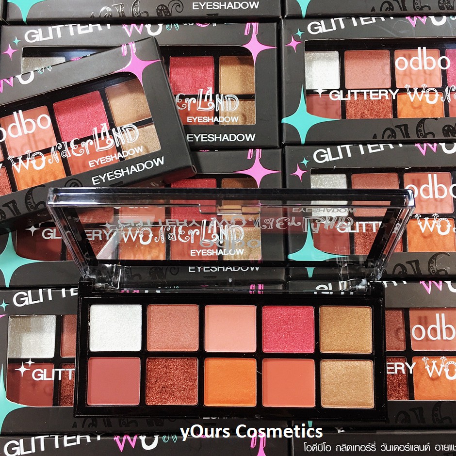 [Auth Thái] Bảng Màu Mắt Odbo Có Nhũ Tông Cam Hồng Đất Wonderland OD283 - Bảng Phấn Mắt Odbo Tông Hồng Đất Wonderlan | BigBuy360 - bigbuy360.vn