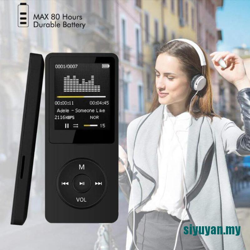 Máy Nghe Nhạc Mp4 Mp3 1.8 Inch Có Màn Hình Mini Thẻ