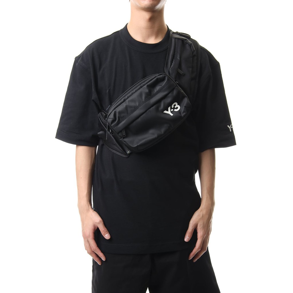 Túi  ADIDAS UNISEX đeo chéo/bao tử 2 cách đeo tiện lợi Y-3 SLING BAG  FQ6964 CHÍNH HÃNG