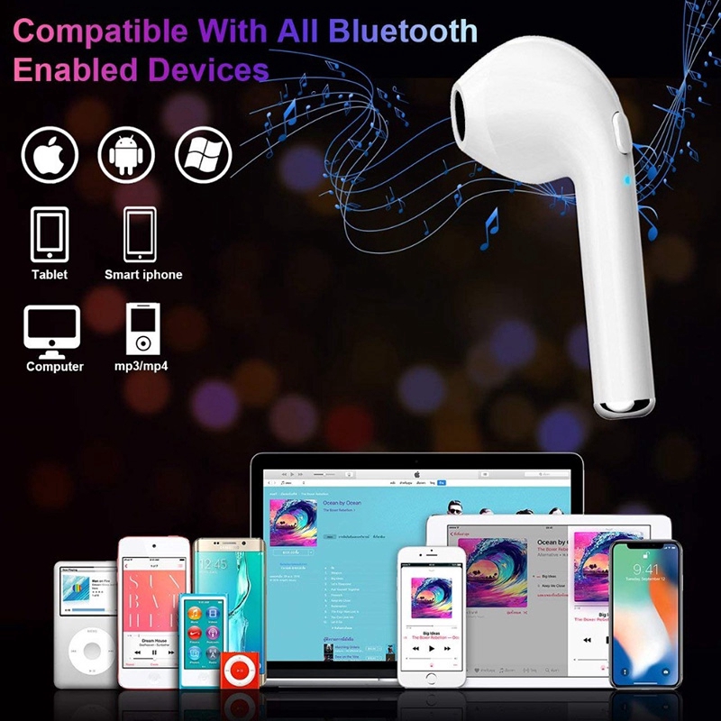 Wemitom Wireless Earphone Stereo Earbud Headset With Charging Box Mic All Bluetooth tablet For Xiaomi iPhone Samsung