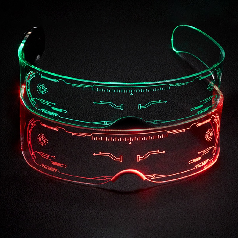 Mắt Kính Có Đèn Led Phát Sáng Nhiều Màu Sắc Trang Trí Giáng Sinh / Sinh Nhật / Năm Mới JP5