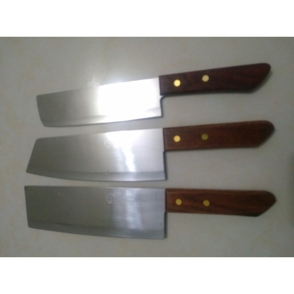 Bộ 3 dao cán gỗ cao cấp