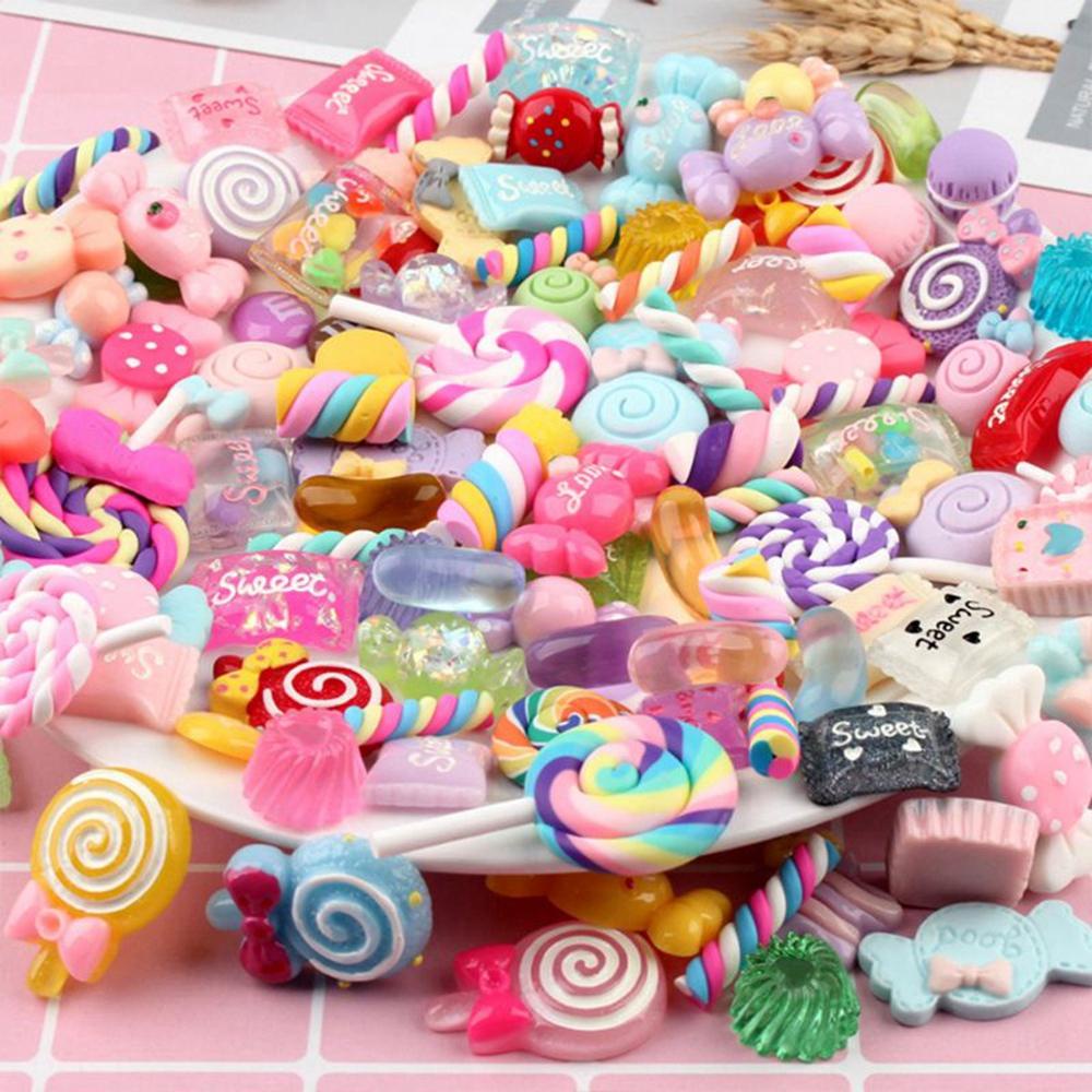 PATRICIA Slime Phụ Kiện Hoạt Hình Làm Móc Khóa / Kẹo / Sổ Tay Bằng Nhựa resin