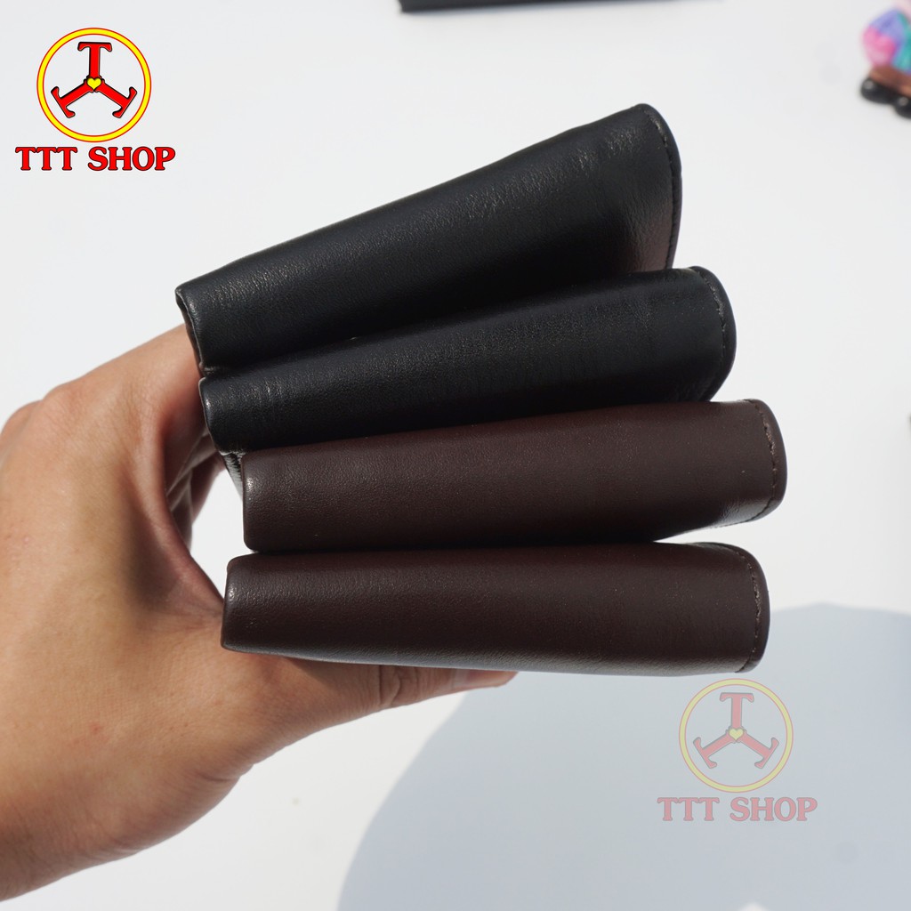 Ví Da Nam Mềm Mịn Da Bò Thật Kiểu Dáng Đơn Giản Sang Trọng - TTT SHOP