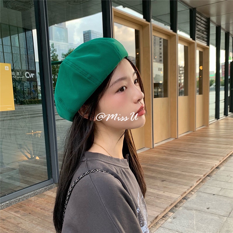 Mũ Beret phong cách Retro nhật bản thời trang thu đông dành cho nữ