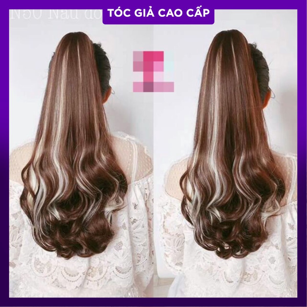 Tóc ngoặm line hình thật