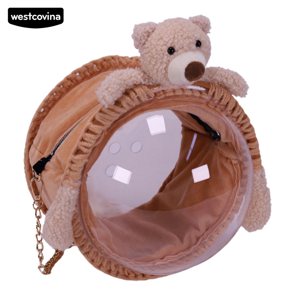 Ba Lô Đeo Vai Thiết Kế Nhỏ Gọn Dễ Thương Dùng Để Đựng Chuột Hamster/Sóc