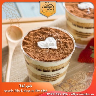 Cốc nhựa cứng 7.7x5.5x7cm - MiChic Cake Store - Cửa hàng nguyên liệu và dụng cụ làm bánh