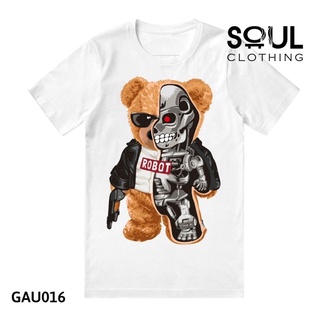 Áo phông unisex gấu robot | Soul Clothing x