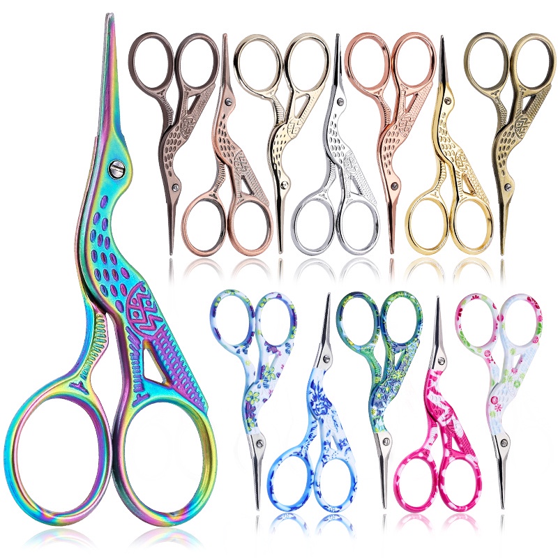 Kéo Inox Hình Chim Hạc Làm Đồ Thủ Công DIY Đa Ứng Dụng