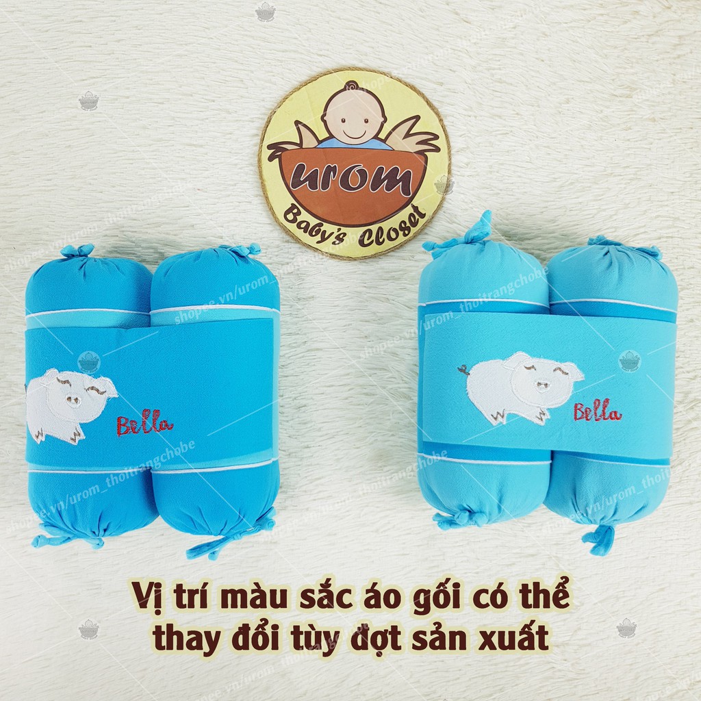 Bộ gối chặn vỏ đậu xanh cho bé sơ sinh và trẻ em