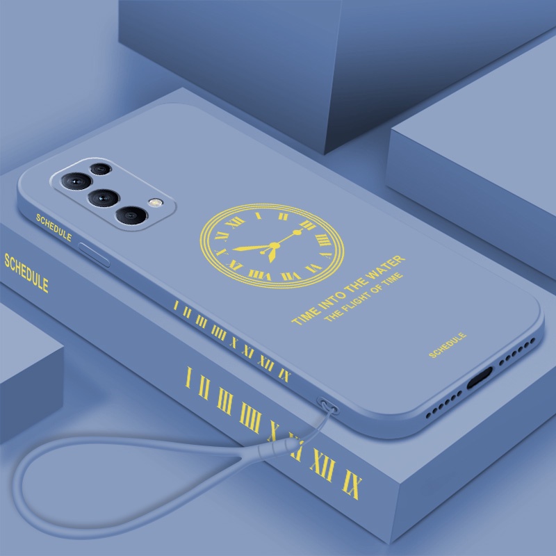 Ốp Điện Thoại TPU Silicone Hình Đồng Hồ Cho oppo reno 5 reno 4 reno 3 reno 6 4G reno 6 5G reno2 f