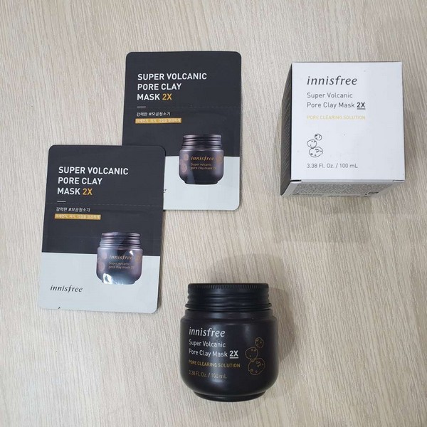 MẶT NẠ ĐẤT SÉT INNISFREE 2X Super Volcanic Pore Clay Mask Innisfree [HOT]