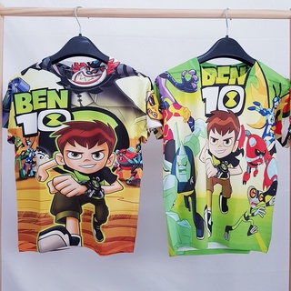 Áo thun 3D Ben 10 bé trai siêu ngầu