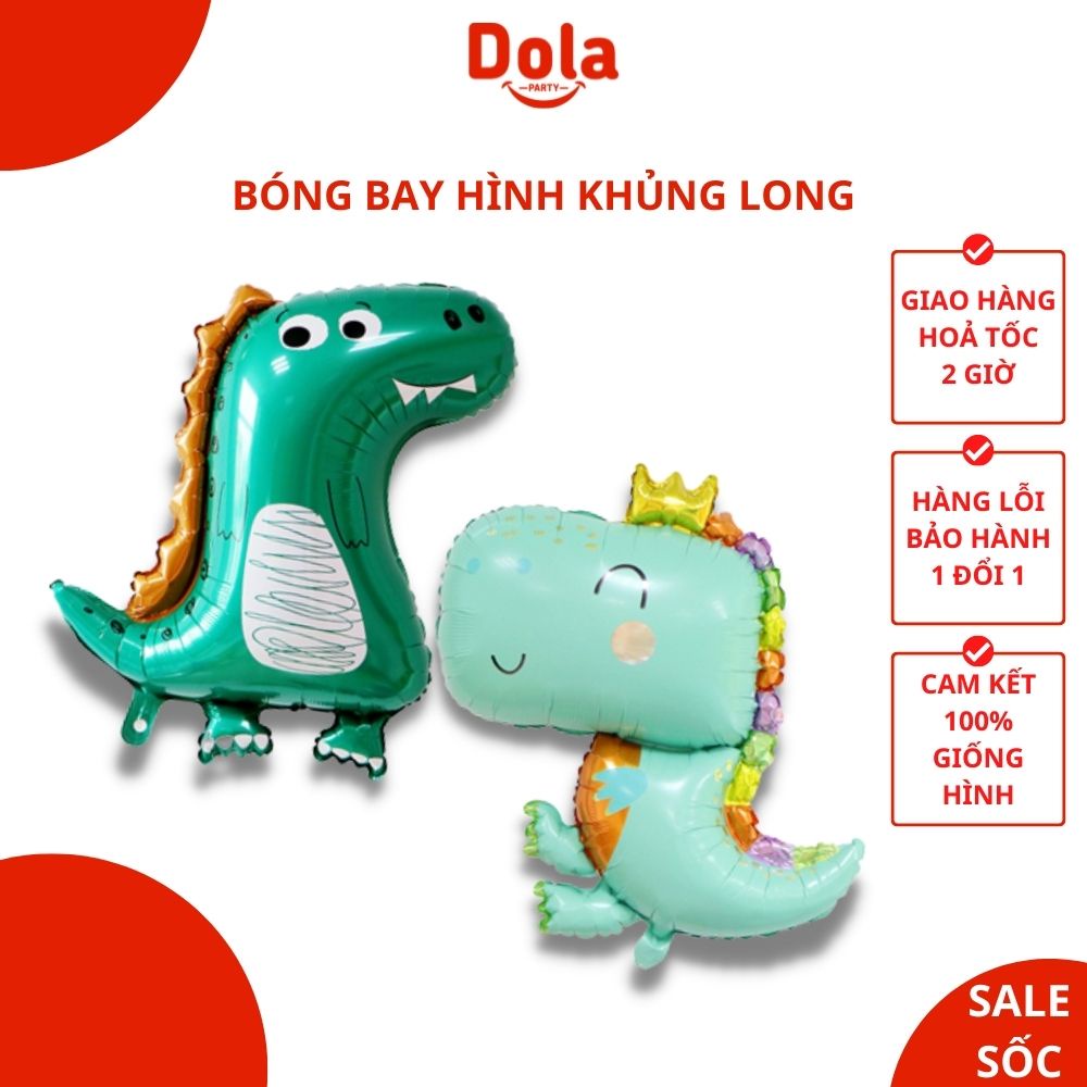 Bóng hình khủng long trang trí sinh nhật hoặc party cho bé