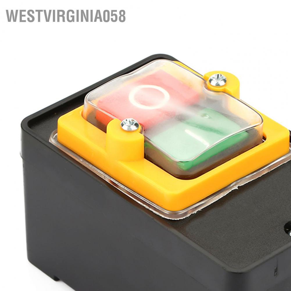 Westvirginia058 AC220V/380V 10A  Waterproof ON/OFF Pushbutton Switch Push Button
