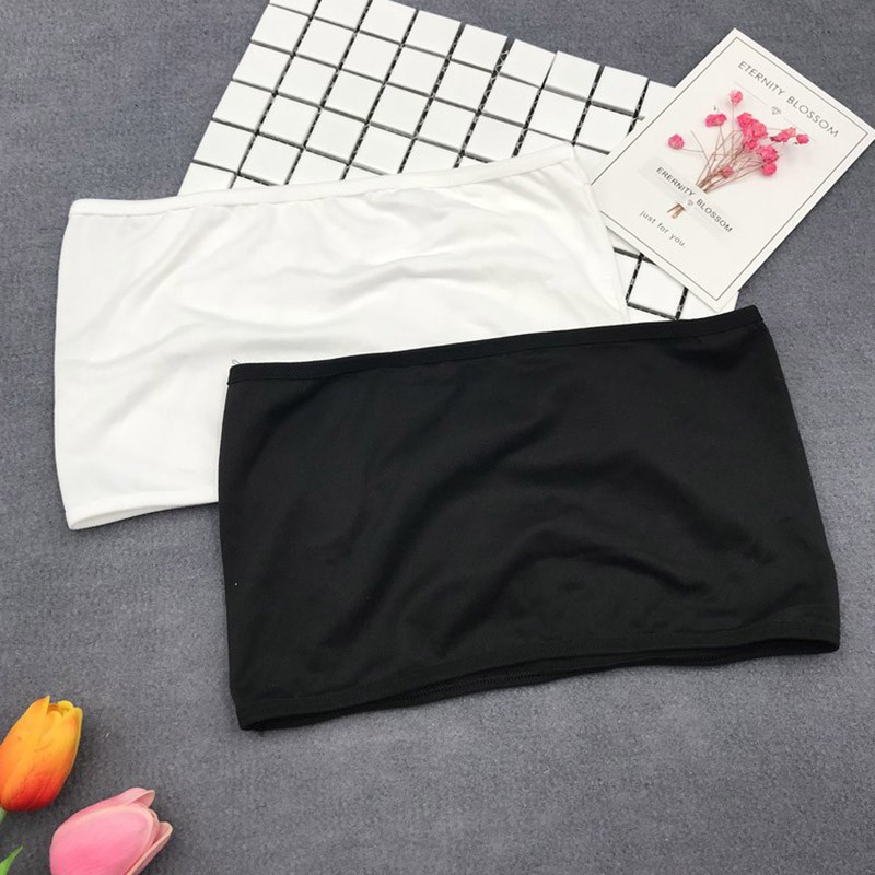 [Mã FAMAYWA giảm 10K đơn 50K] Áo Lót Ống Không Dây Màu Trơn Thời Trang Cho Nữ