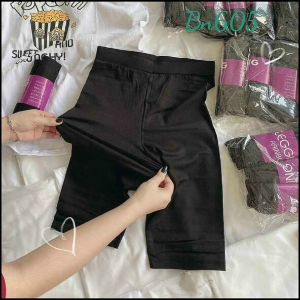 Quần legging ngố lửng nâng mông nữ tôn dáng