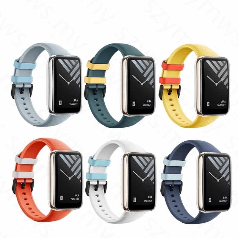 Dây Đeo Thay Thế Chất Liệu Silicon Màu Trơn Cho Xiaomi Mi Band 7 Pro